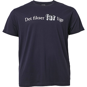 VRS herre T-shirt str. 4XL - mørkeblå