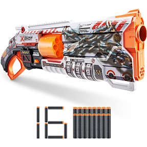 X-Shot Skins Lock Blaster med 16 pile