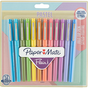 Paper Mate flair pastel 12-blister