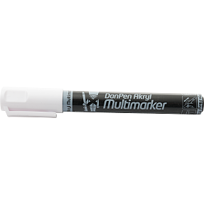 Danpen akryl multimarker - hvid