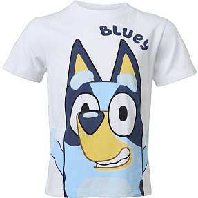 Bluey T-shirt str. 110/116 - hvid