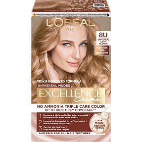 Permanent hårfarve 8U Light Blonde