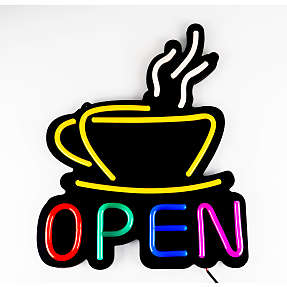 Neonskilt "Coffee Open" | Køb Bilka.dk!