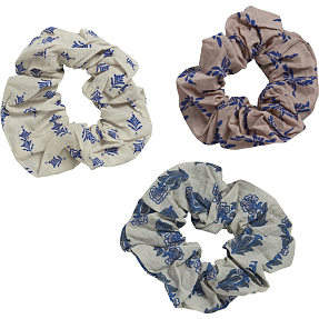VRS 3-pak scrunchies - multifarvet