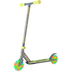 Skeight LED løbehjul grå/lime