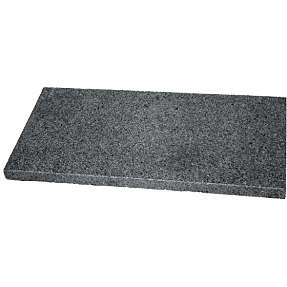 Granit flise - Bordursten 30 x 60 x 3 cm - mørk grå
