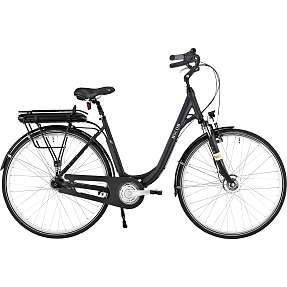 SCO Premium E-Shopper dame elcykel 28" 7 gear 11AH 2022 - sort