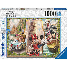 Mickey Mouse Ferie puslespil - 1000 brikker