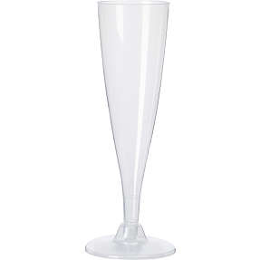 Champagneglas plast 4-pak