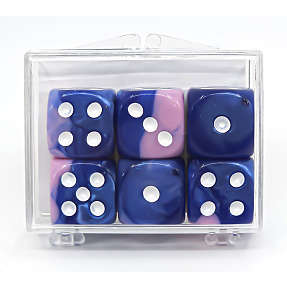 Games for fun marmor terning 6-pak lilla