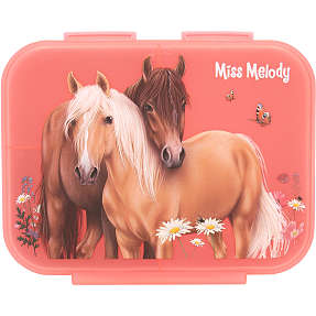 Miss Melody madkasse - heste og blomster