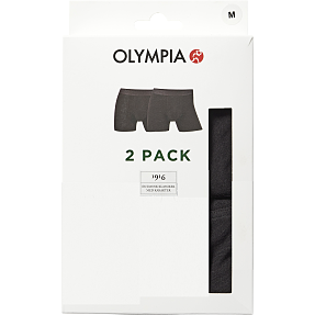 Olympia 2-pak str. 2XL - sort | Køb på Bilka.dk!