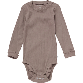 Tiny One baby body str. 56 - brun