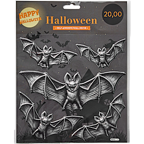 Halloween klistermærker - flere varianter - assorteret