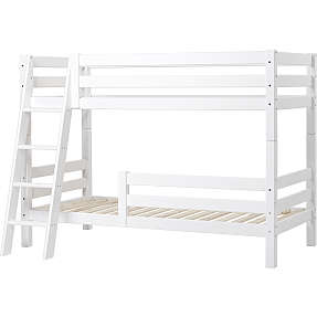 Hoppekids ECO Luxury køjeseng med sengehest og skrå stige 90x200 cm