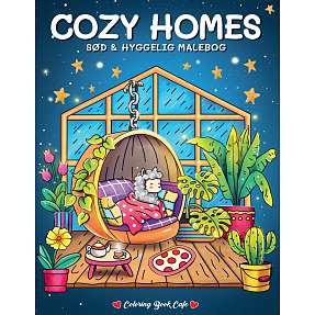 Cozy Nooks malebog - Coloring Book Café