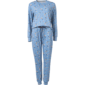 VRS dame pyjamas str. L - blå