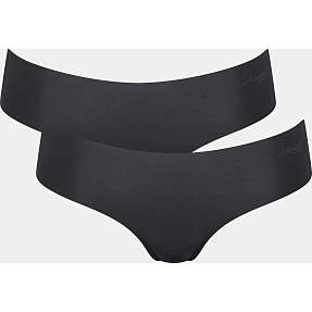 Sloggi dame 2-pak hipster micro str. M - sort