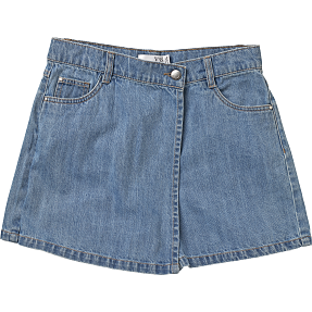 VRS teen denim shorts/nederdel str. 134 - blå