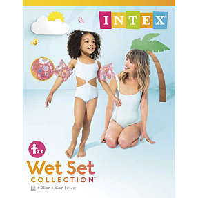 Intex svømmevinger m. blomster 3-6 år