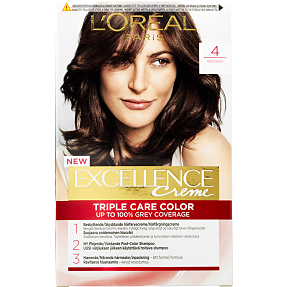 Permanent hårfarve 4 Brown m. pro-keratin, ceramid og kollagen