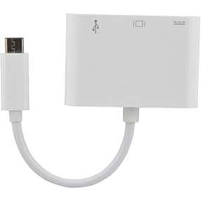 Bage Døde i verden Saga SINOX ONE SOC48870 USB-C HUB til HDMI, USB-A og C - hvid | Køb på Bilka.dk!