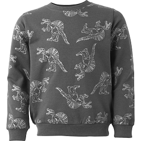 VRS børne sweatbluse str. 122/128 - grå