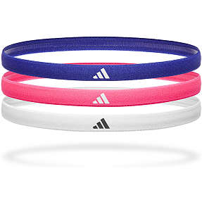Adidas hårbånd 3-pak - hvid, pink og blå