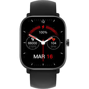 Sinox Lifestyle smartwatch 35 mm - sort
