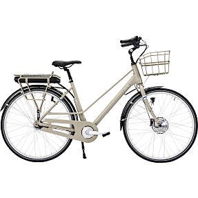 SCO Premium E-Metropolis dame elcykel 7 gear 28" 2023 - mat sand