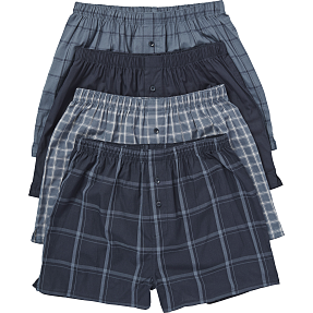 VRS herre 4-pak boxershorts str. XL - mørkeblå