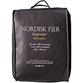 Nordisk Fjer kogeægte rullemadras - 180x200 cm
