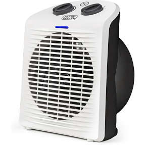 Black+Decker IP21 varmeblæser 2000 W - hvid