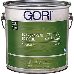 Gori 304 transparent træolie 2,25 liter - farveløs