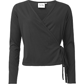 VRS dame yoga top str. 2XL - sort