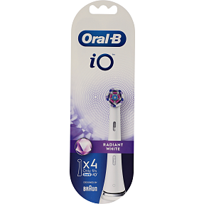 Oral-B iO Radiant White tandbørstehoveder 4-pak