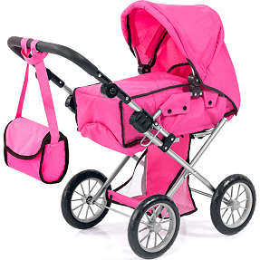 Mami Baby City Star dukkebarnevogn - pink