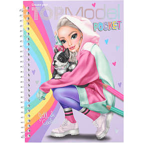 TOPModel Jill og Cookie lommemalebog