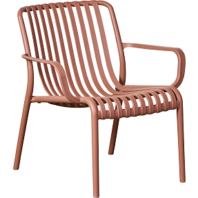 Messina loungestol - Terracotta