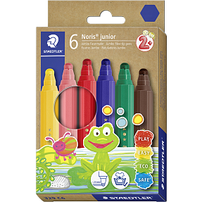 Staedtler Noris Junior tuscher 6-pak