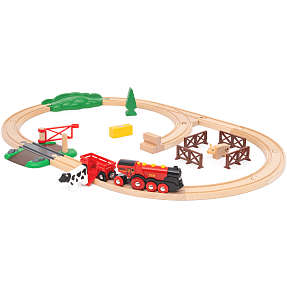 BRIO bondegårdssæt m. lokomotiv 36029