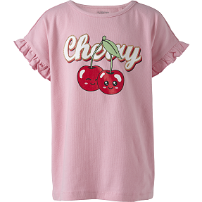 VRS børne T-shirt str. 110/116 - pink