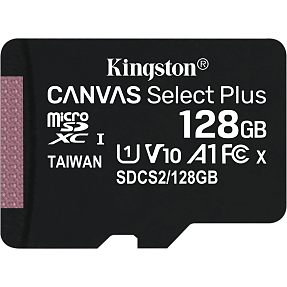 hånd Postkort Brise Kingston 128GB micSDHC Canvas Select Plus 100R A1 C10 Card+AD | Køb på Bilka .dk!