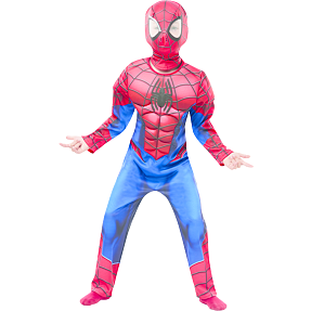 Spiderman deluxe kostume - str. 104 cm