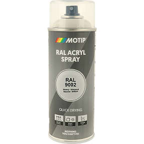 Motip Ral 9002 high gloss grey white