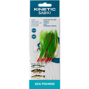 Kinetic Sabiki Rooster Tail forfang
