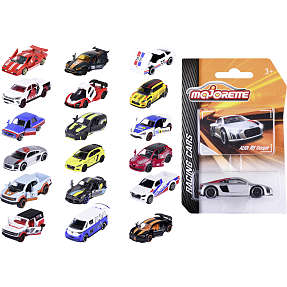 Majorette racerbiler 7,5 cm - flere varianter - assorteret