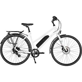 SCO Premium E-Street dame elcykel 28" 8 gear 10,4AH 2022 - hvid