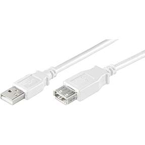 Dam Suri Overtræder SINOX ONE SOC4012 USB forlænger kabel - hvid | Køb på Bilka.dk!