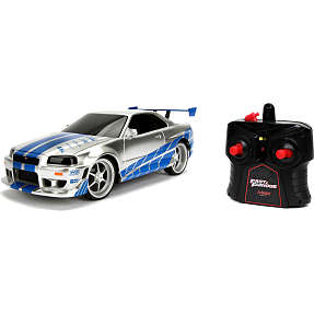 RC Fast&Furious Nissan Skyline GTR med ladekabel